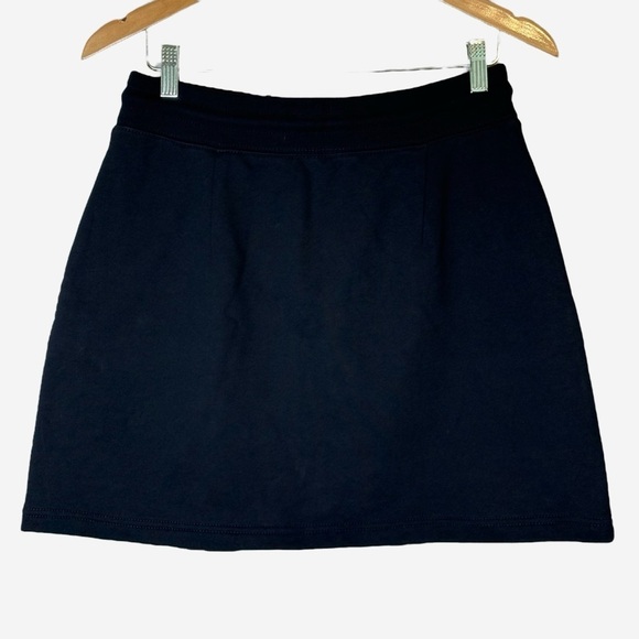 COACH A-Line Short Mini Skirt Navy White Logo - Picture 3 of 10